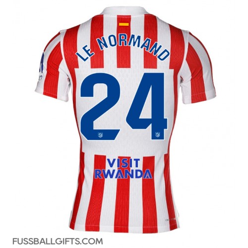 Atletico Madrid Robin Le Normand #24 Fußballbekleidung Heimtrikot 2025-26 Kurzarm